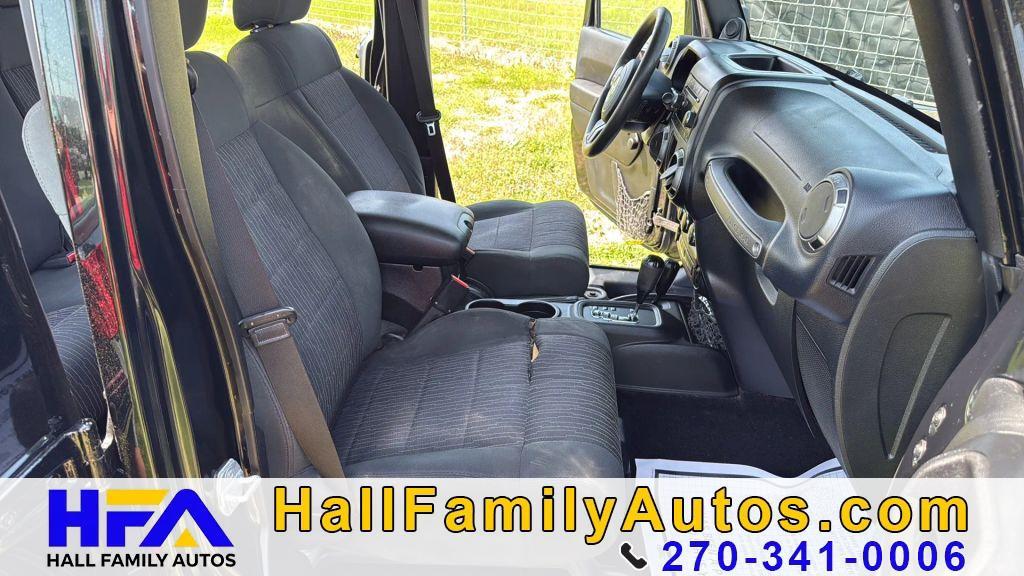 used 2012 Jeep Wrangler Unlimited car, priced at $17,999