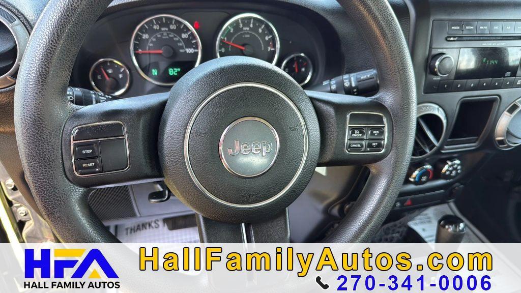 used 2012 Jeep Wrangler Unlimited car, priced at $17,999