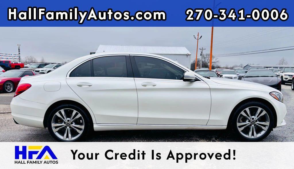 used 2018 Mercedes-Benz C-Class car, priced at $17,999