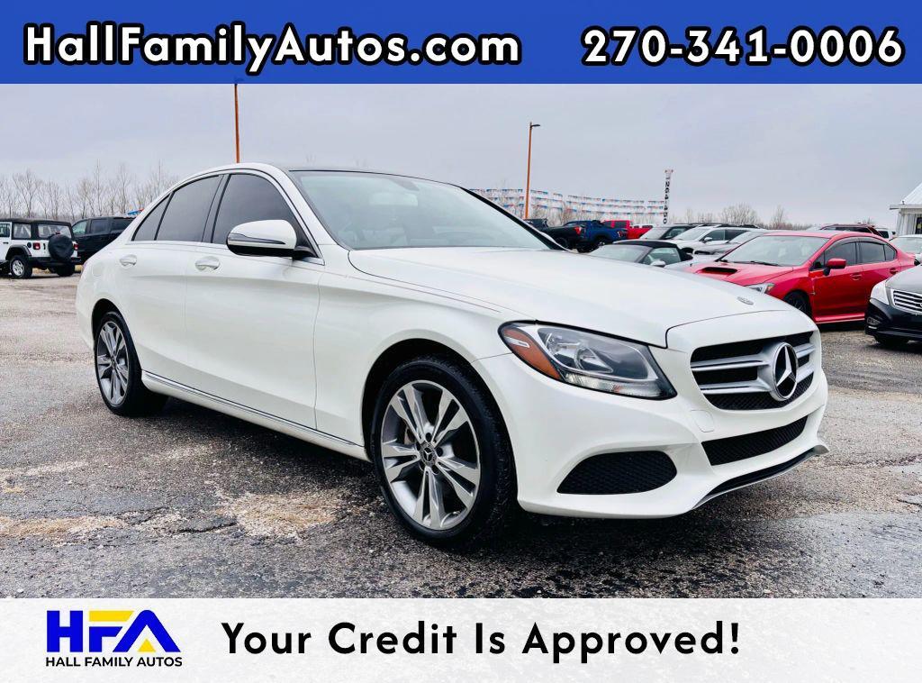 used 2018 Mercedes-Benz C-Class car, priced at $17,999