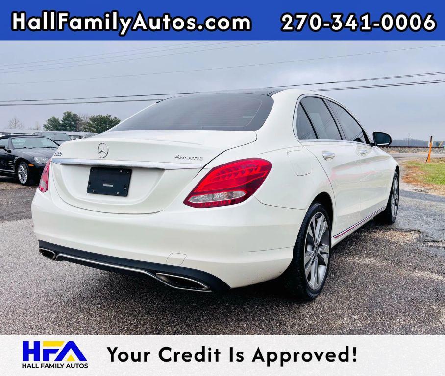 used 2018 Mercedes-Benz C-Class car, priced at $17,999