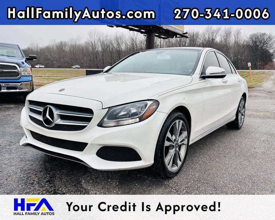 used 2018 Mercedes-Benz C-Class car, priced at $17,999