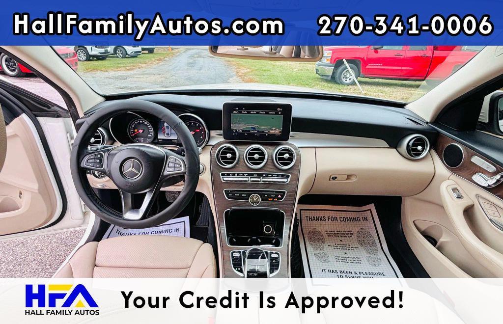 used 2018 Mercedes-Benz C-Class car, priced at $17,999