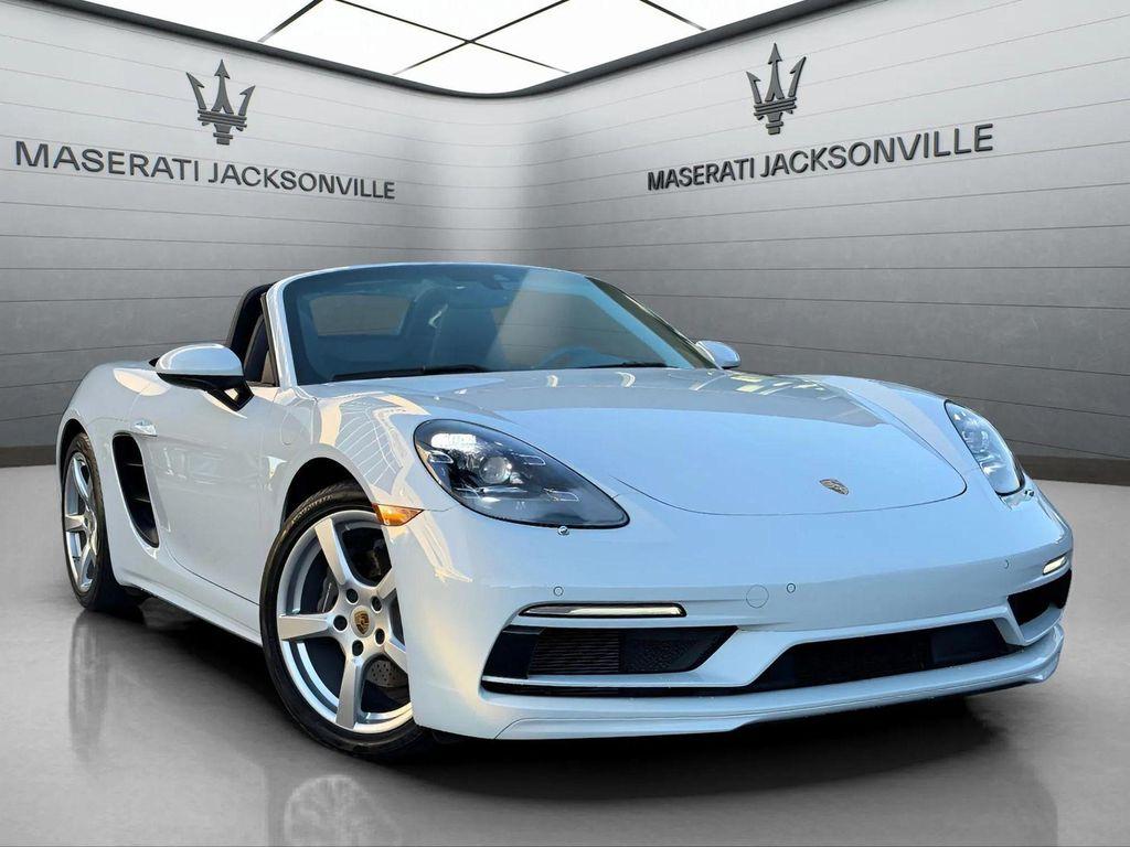 used 2022 Porsche 718 Boxster car, priced at $65,500