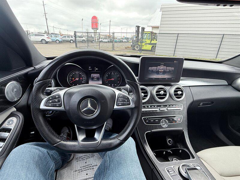 used 2015 Mercedes-Benz C-Class car, priced at $17,995