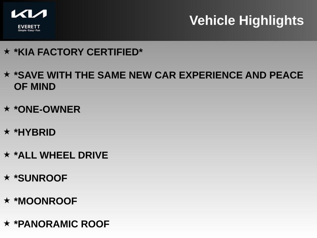 used 2022 Kia Sorento Hybrid car, priced at $30,190