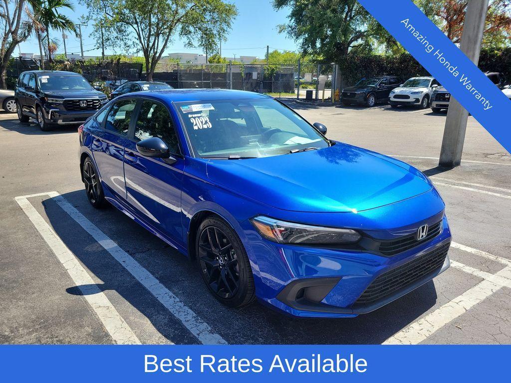 used 2023 Honda Civic car, priced at $24,020