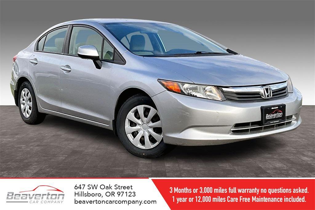 used 2012 Honda Civic car, priced at $9,350
