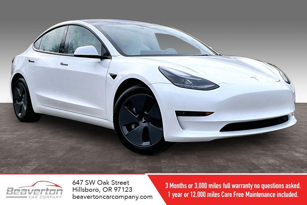 used 2023 Tesla Model 3 car, priced at $25,406