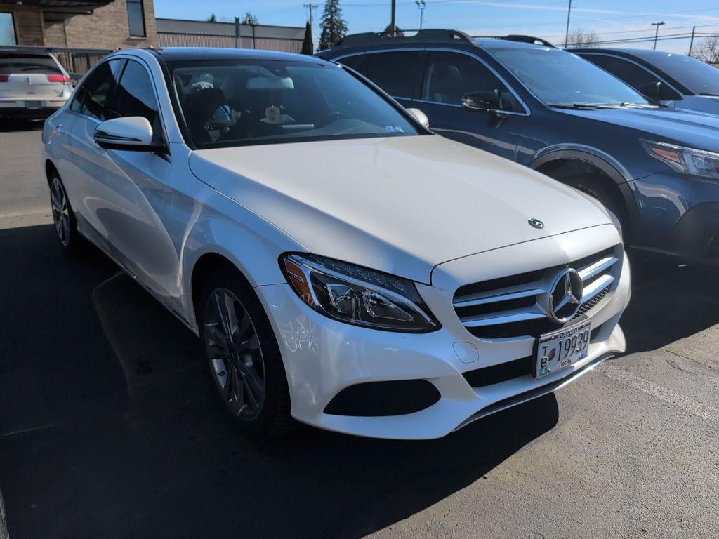 used 2018 Mercedes-Benz C-Class car, priced at $19,677
