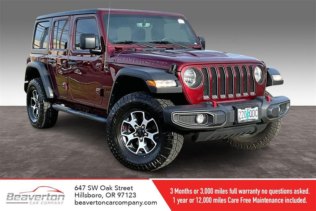 used 2021 Jeep Wrangler Unlimited car, priced at $32,405
