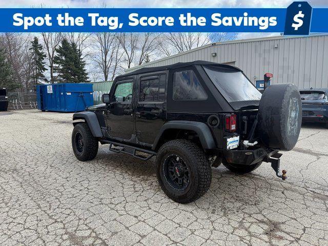 used 2014 Jeep Wrangler Unlimited car, priced at $15,500