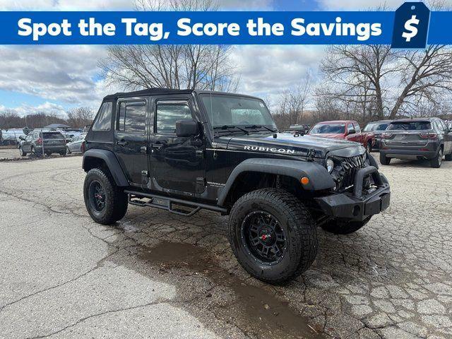 used 2014 Jeep Wrangler Unlimited car, priced at $15,500