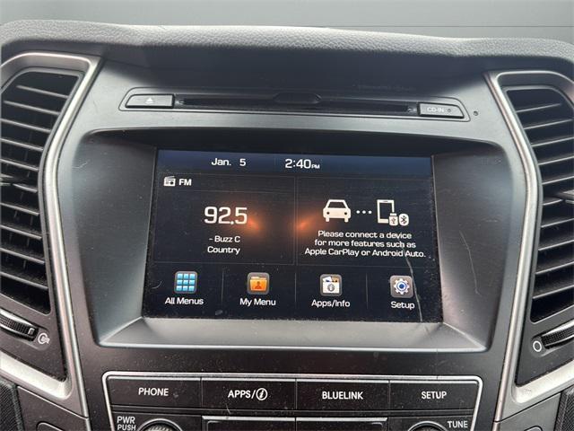used 2017 Hyundai Santa Fe car, priced at $8,830