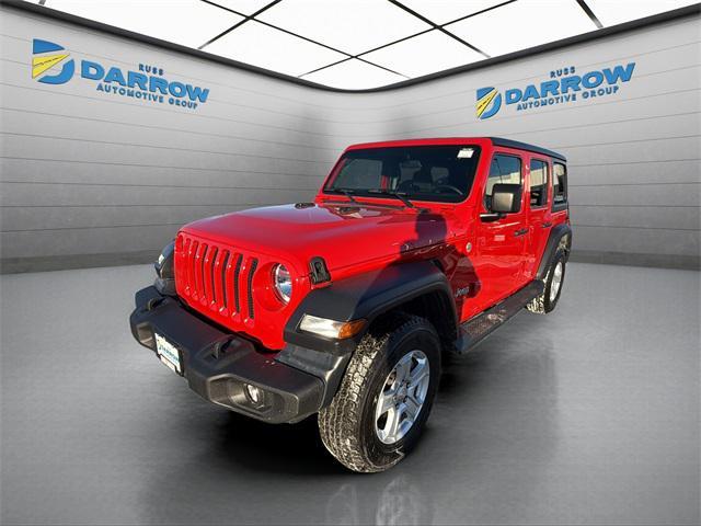 used 2021 Jeep Wrangler Unlimited car, priced at $27,178