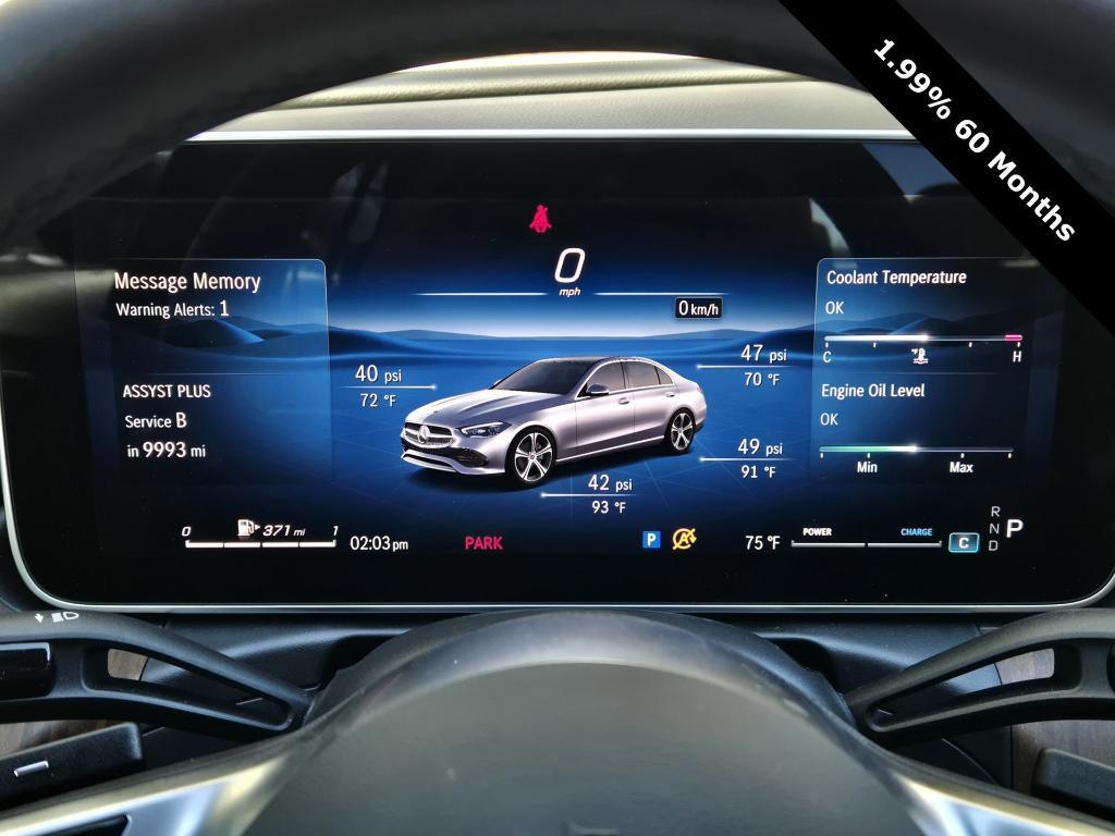 used 2025 Mercedes-Benz C-Class car, priced at $41,498