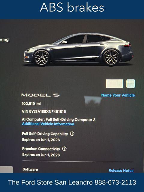 used 2022 Tesla Model S car, priced at $41,950