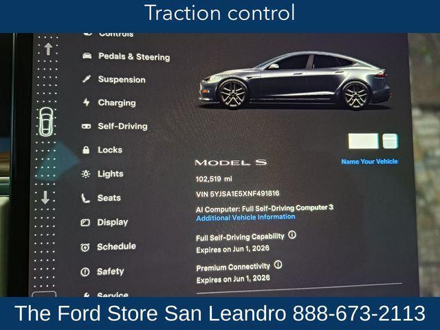 used 2022 Tesla Model S car, priced at $41,950