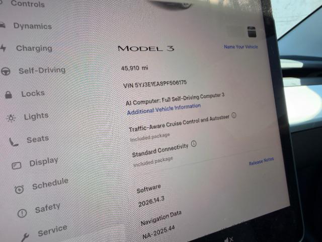 used 2023 Tesla Model 3 car, priced at $27,495