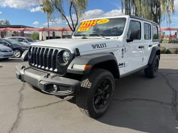 used 2021 Jeep Wrangler Unlimited car, priced at $22,995