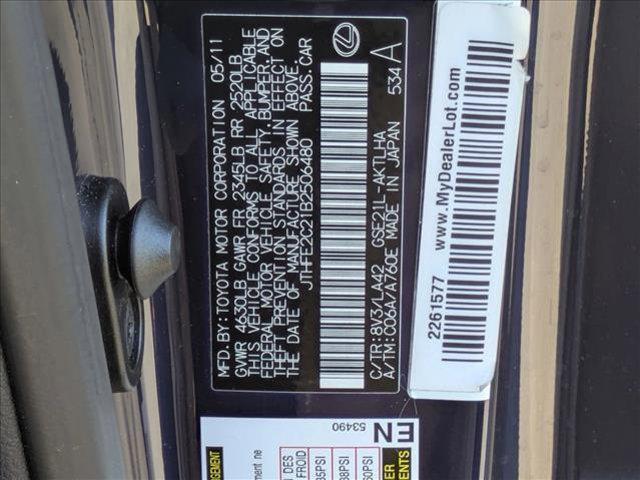 used 2011 Lexus IS 350C car, priced at $20,630