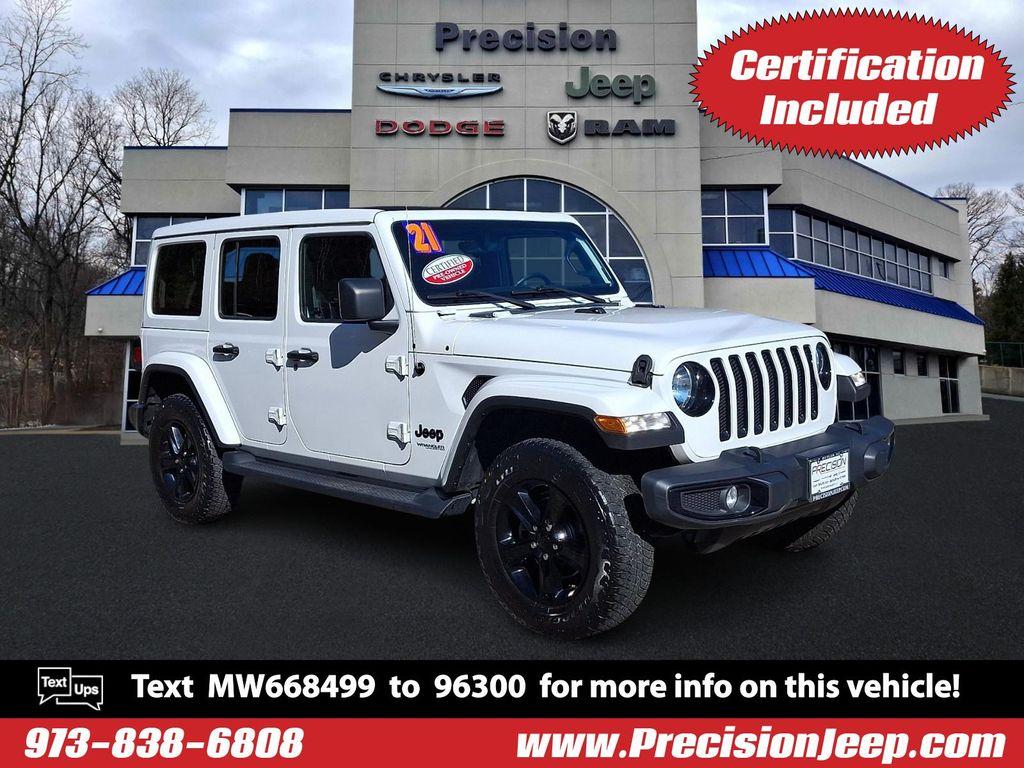 used 2021 Jeep Wrangler Unlimited car, priced at $35,931