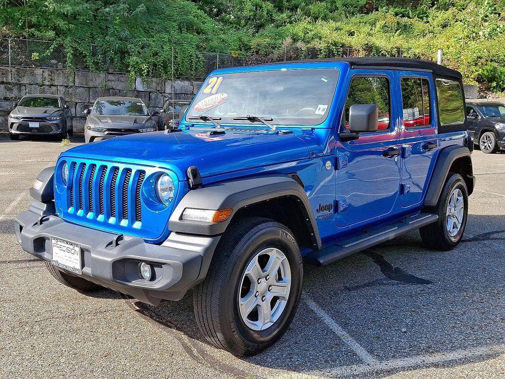 used 2021 Jeep Wrangler Unlimited car, priced at $28,211