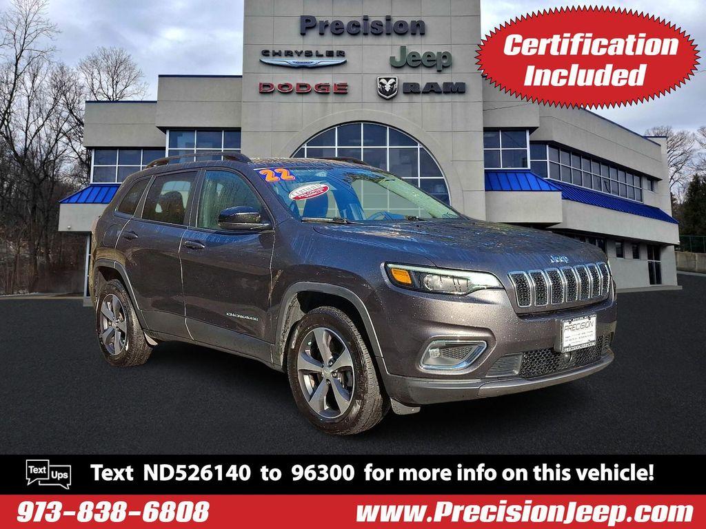 used 2022 Jeep Cherokee car, priced at $25,322