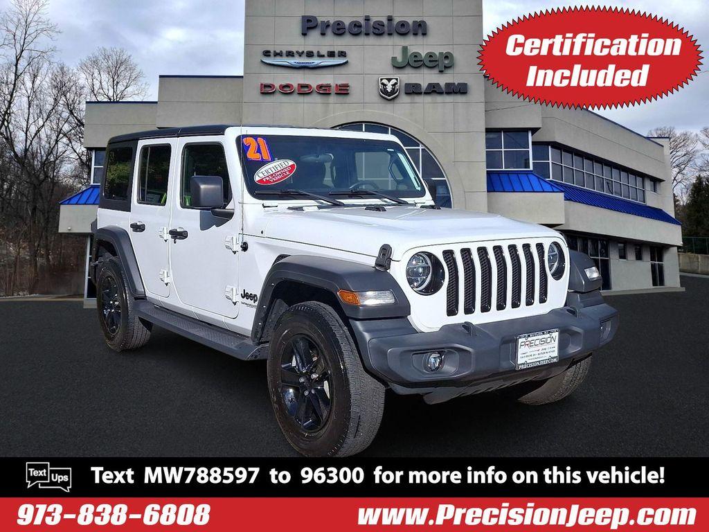 used 2021 Jeep Wrangler Unlimited car, priced at $29,911