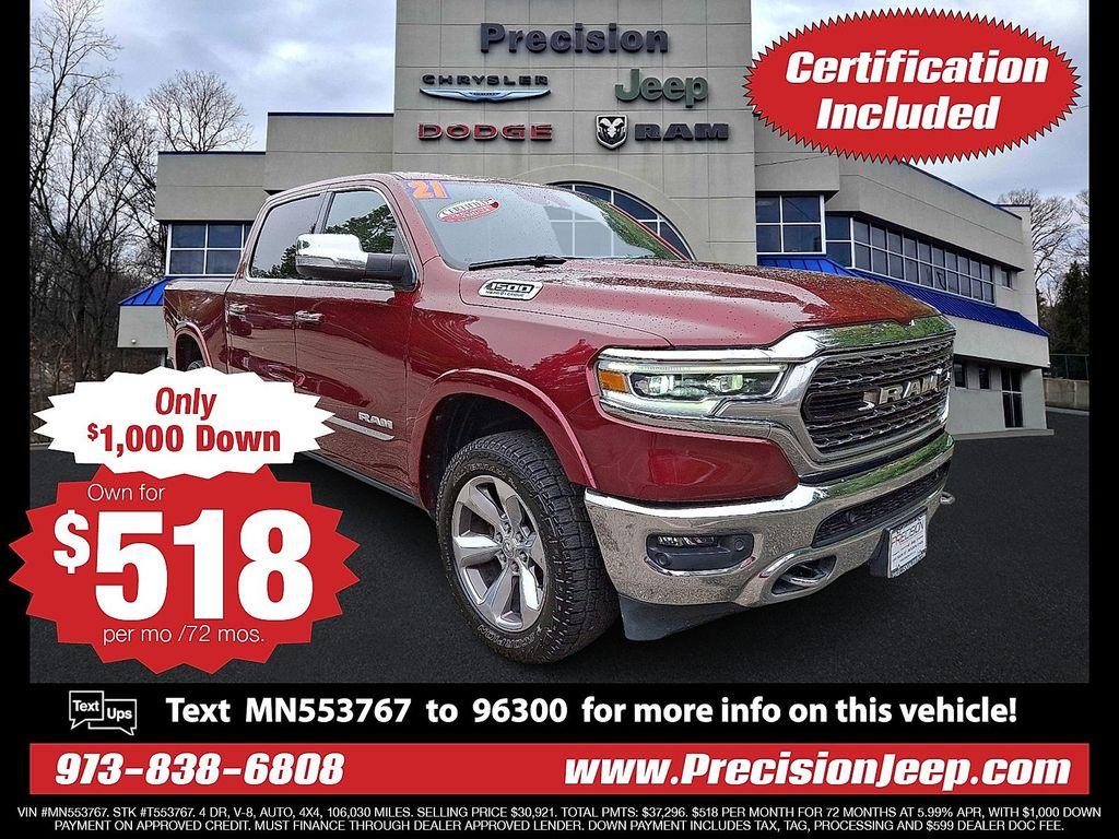 used 2021 Ram 1500 car, priced at $29,921