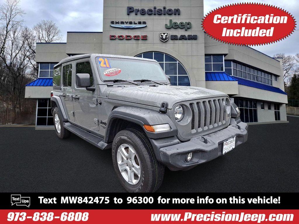 used 2021 Jeep Wrangler Unlimited car, priced at $27,611