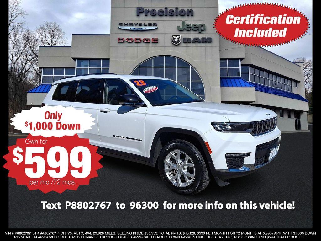 used 2023 Jeep Grand Cherokee L car, priced at $35,933