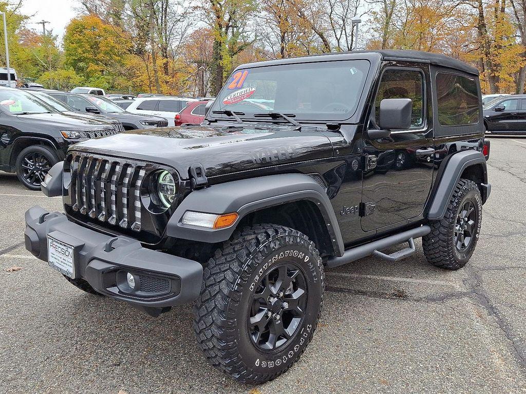 used 2021 Jeep Wrangler car, priced at $29,911