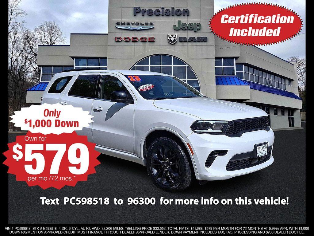 used 2023 Dodge Durango car, priced at $32,853