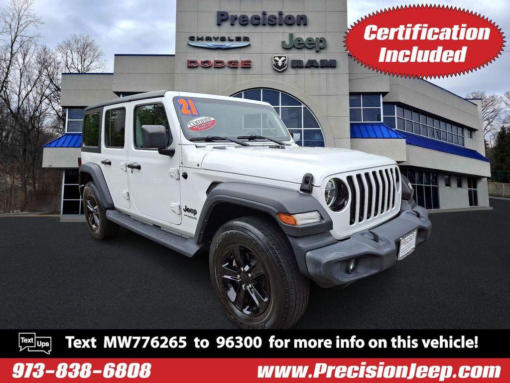used 2021 Jeep Wrangler Unlimited car, priced at $32,821