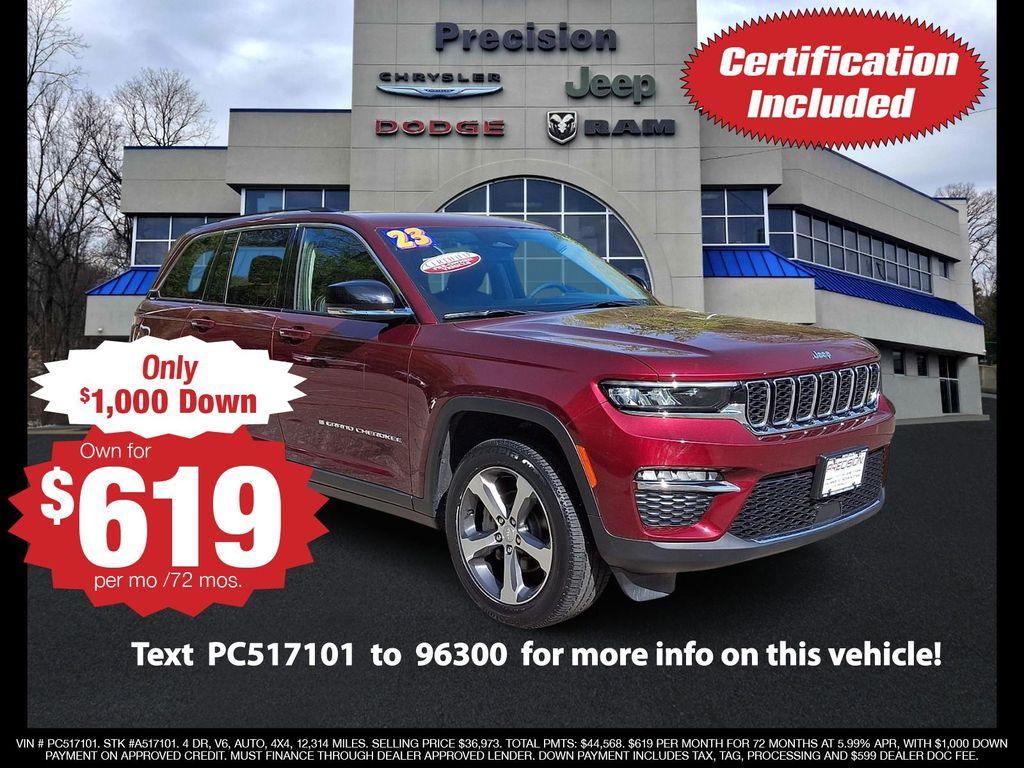 used 2023 Jeep Grand Cherokee car, priced at $36,553