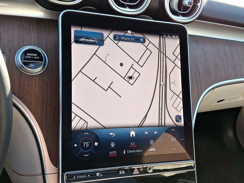 used 2022 Mercedes-Benz C-Class car, priced at $34,899