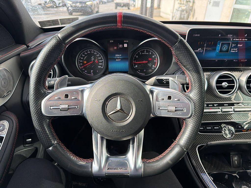 used 2019 Mercedes-Benz AMG C 43 car, priced at $25,647