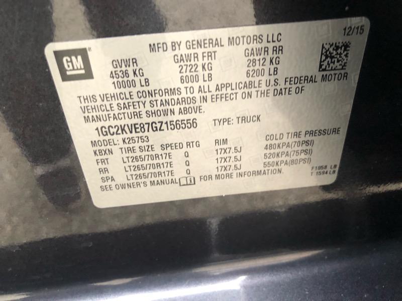 used 2016 Chevrolet Silverado 2500 car, priced at $19,995