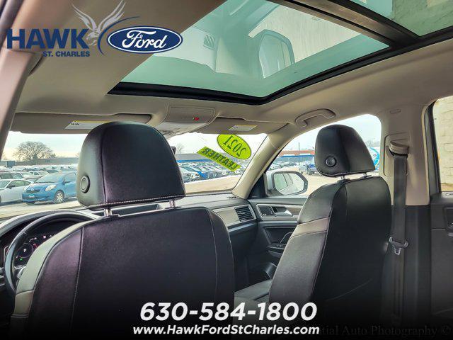 used 2021 Volkswagen Atlas car, priced at $28,700