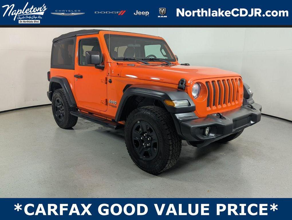 used 2018 Jeep Wrangler car, priced at $19,300