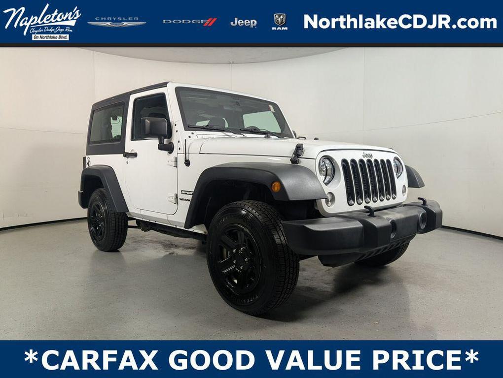 used 2016 Jeep Wrangler car, priced at $14,300