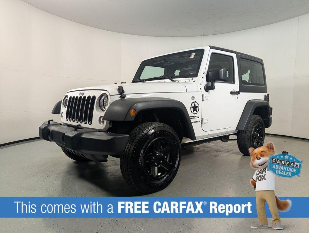 used 2016 Jeep Wrangler car, priced at $14,300