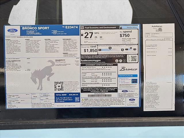 new 2026 Ford Bronco Sport car, priced at $34,581