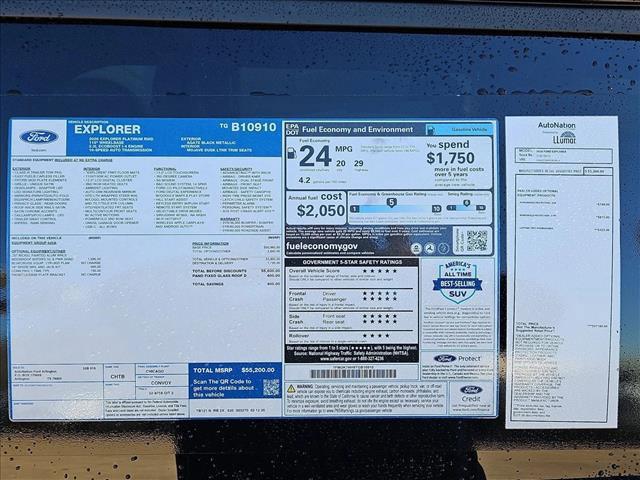 new 2026 Ford Explorer car, priced at $46,624