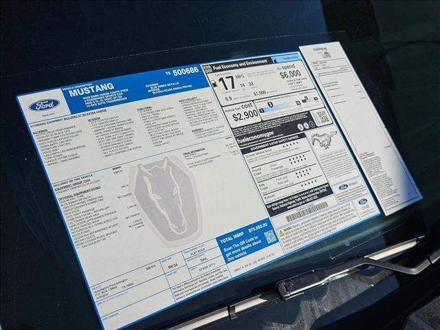 new 2026 Ford Mustang car, priced at $73,955