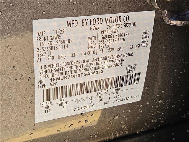new 2026 Ford Explorer car, priced at $34,599