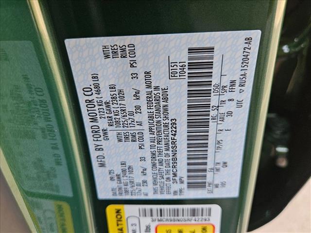 new 2025 Ford Bronco Sport car, priced at $29,480