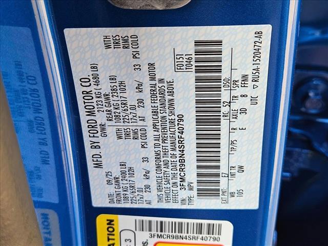 new 2025 Ford Bronco Sport car, priced at $29,480