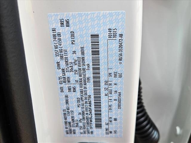 new 2025 Ford F-150 car, priced at $65,160